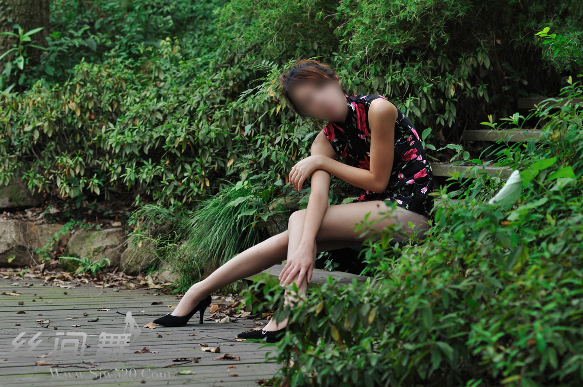 灰色西装搭配吊袜带黑丝袜 下身只有丝袜 [丝间舞]NO269 NO.335